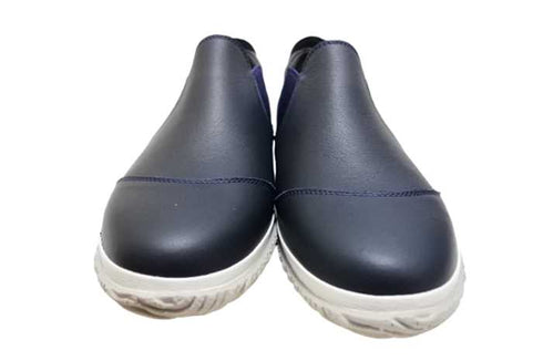 【SPINGLE SP6156 ネイビー】ストレートチップショートサイドゴアシューズ